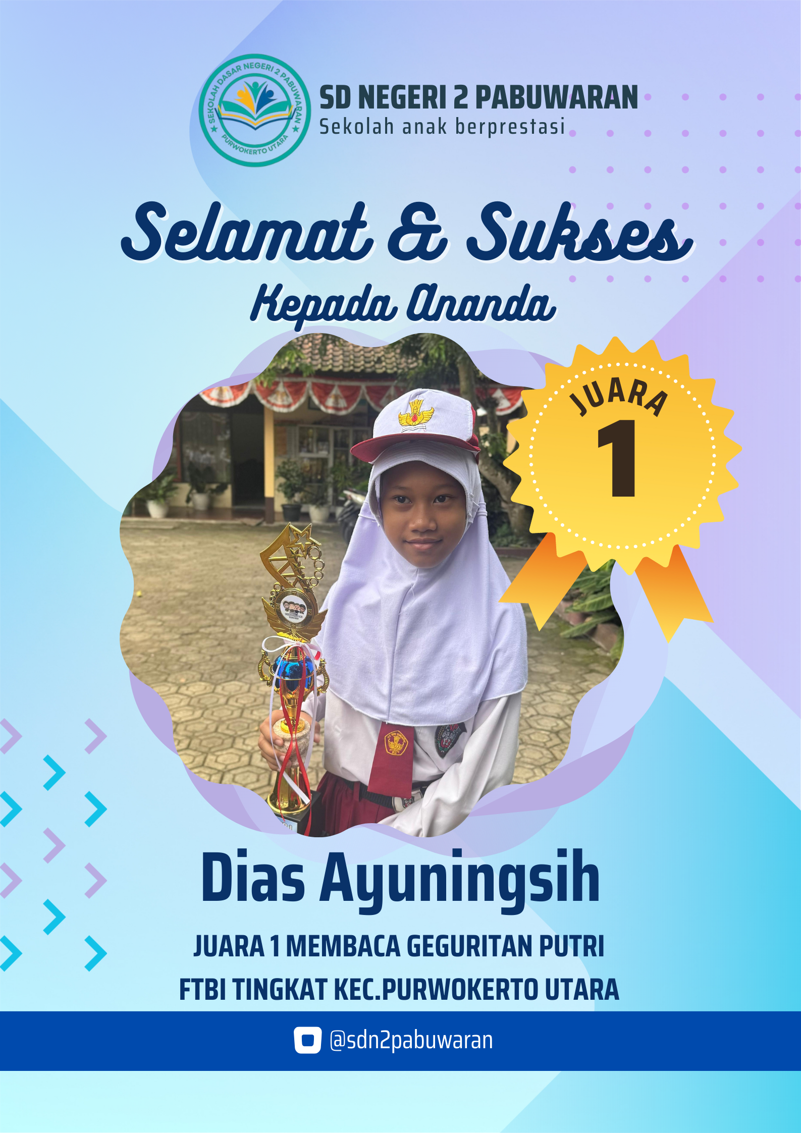 JUARA 1 GEGURITAN PUTRI