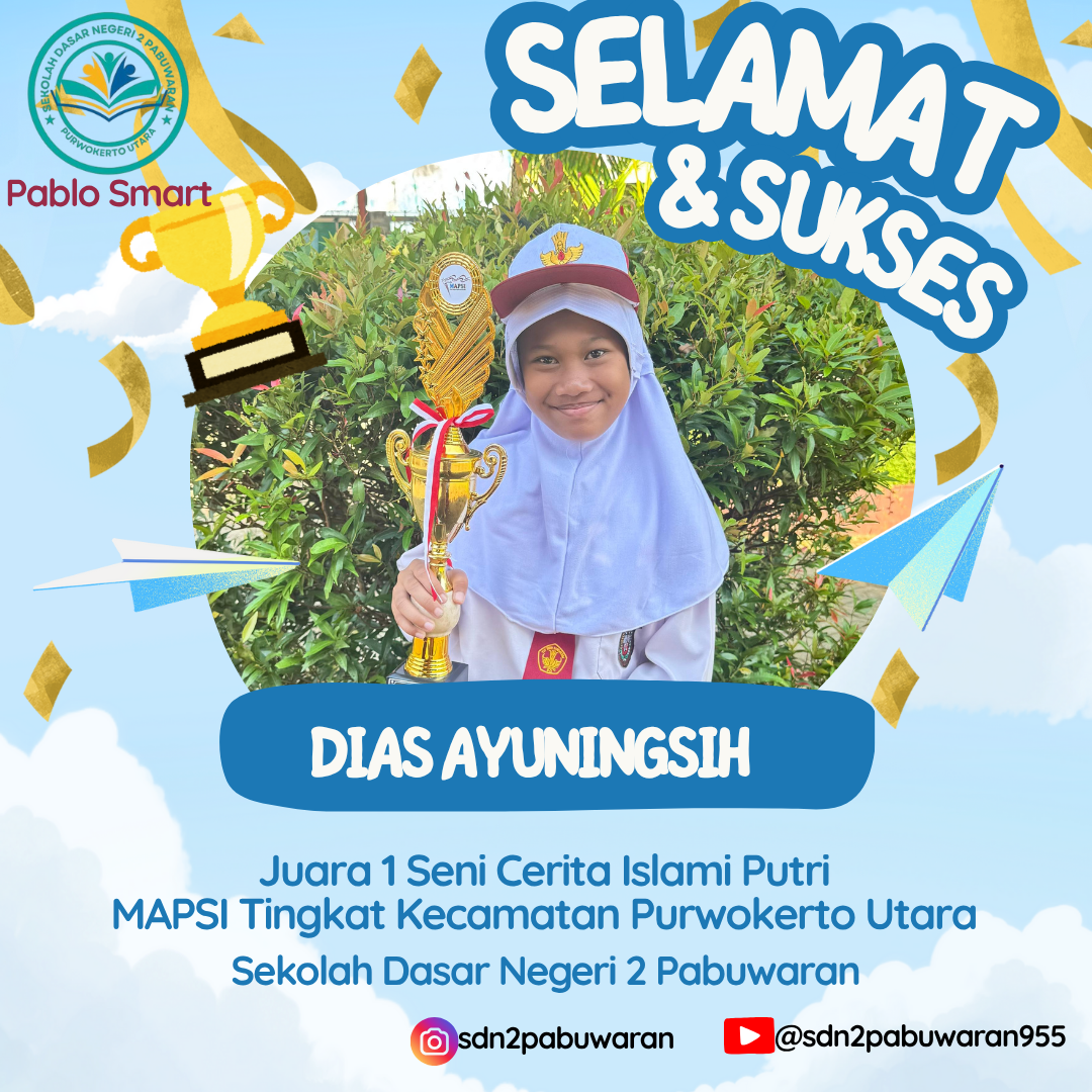 JUARA 1 SENI CERITA ISLAMI PUTRI